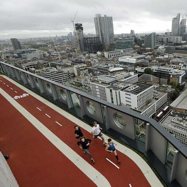 rooftop running lane